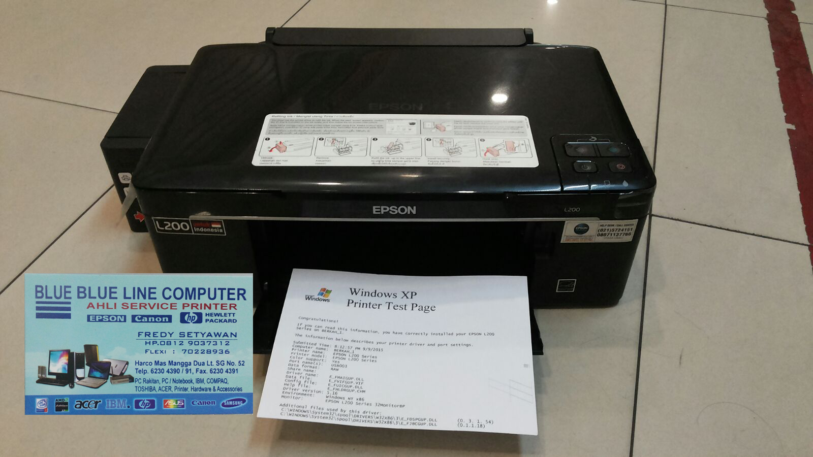 epson l200 scanner